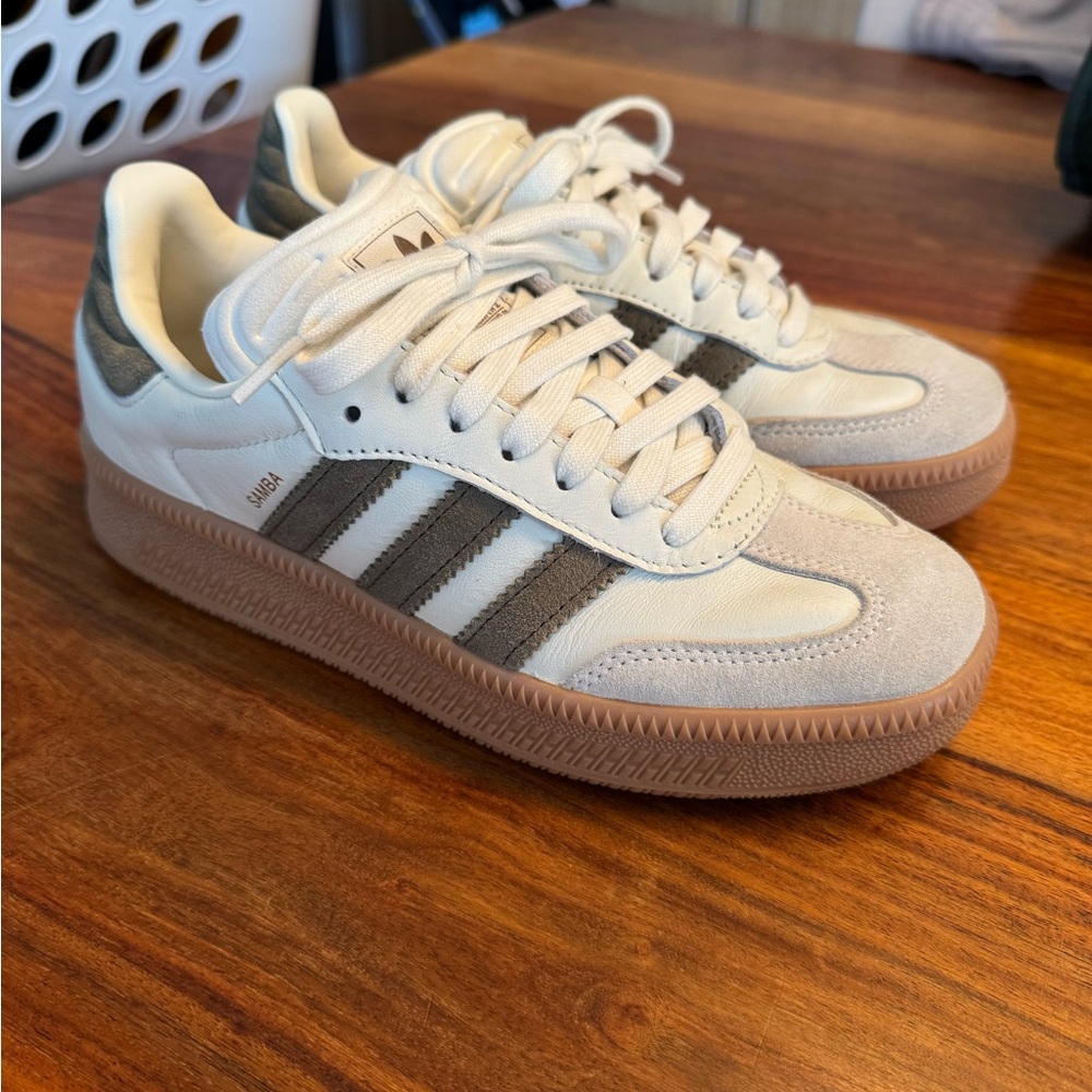 Adidas Samba XLG ivory olive strata